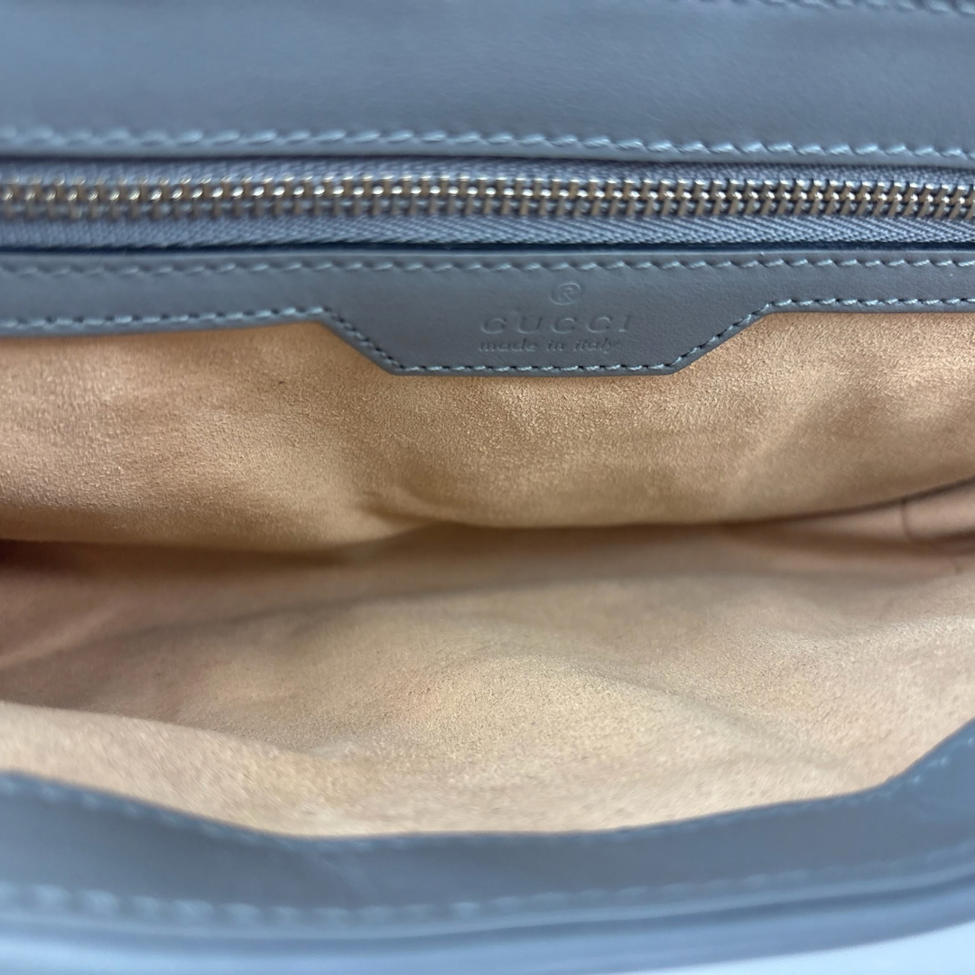 Gucci Grey GG Marmont Shoulder Bag