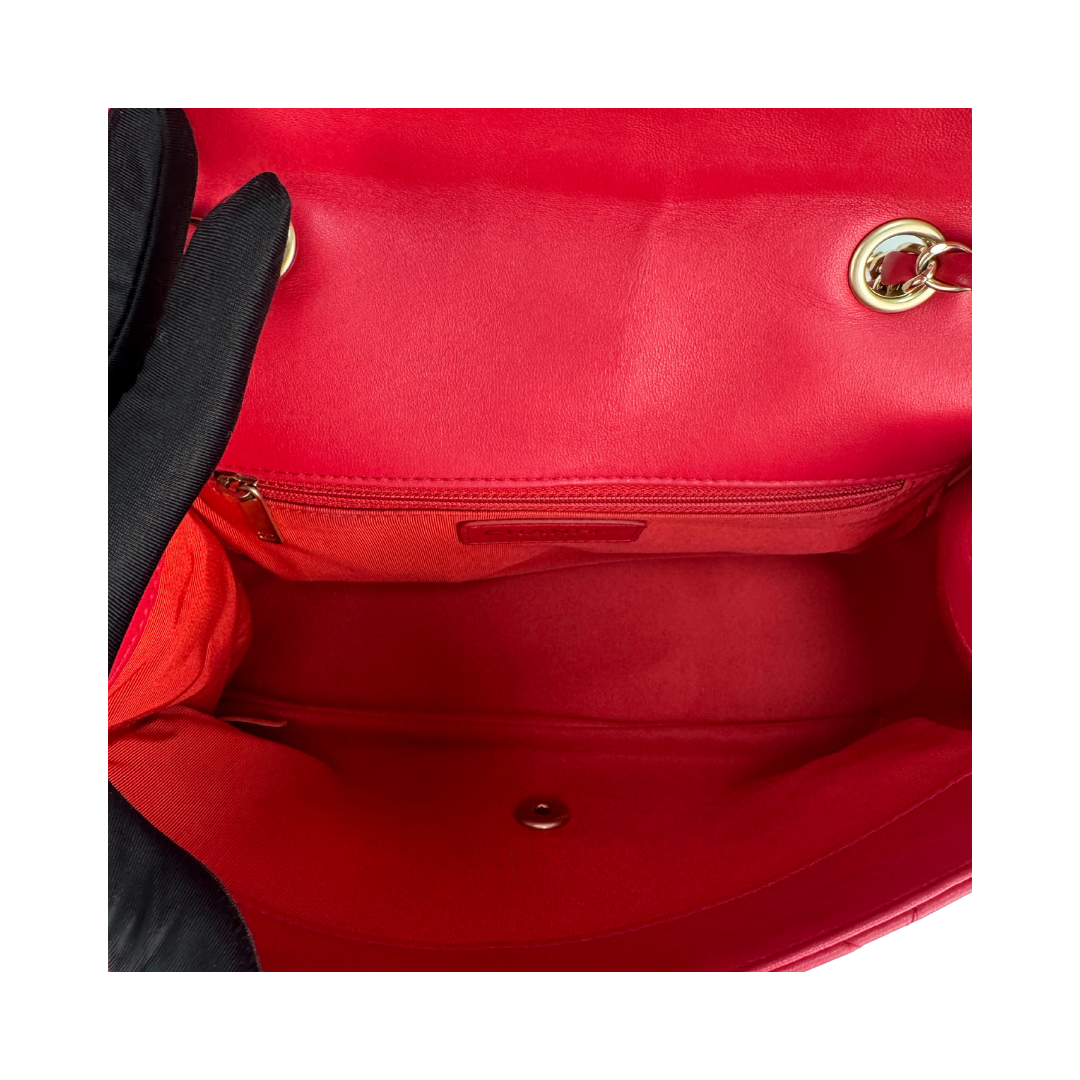 Chanel Red Paris-Seoul Mademoiselle Chic Flap Bag