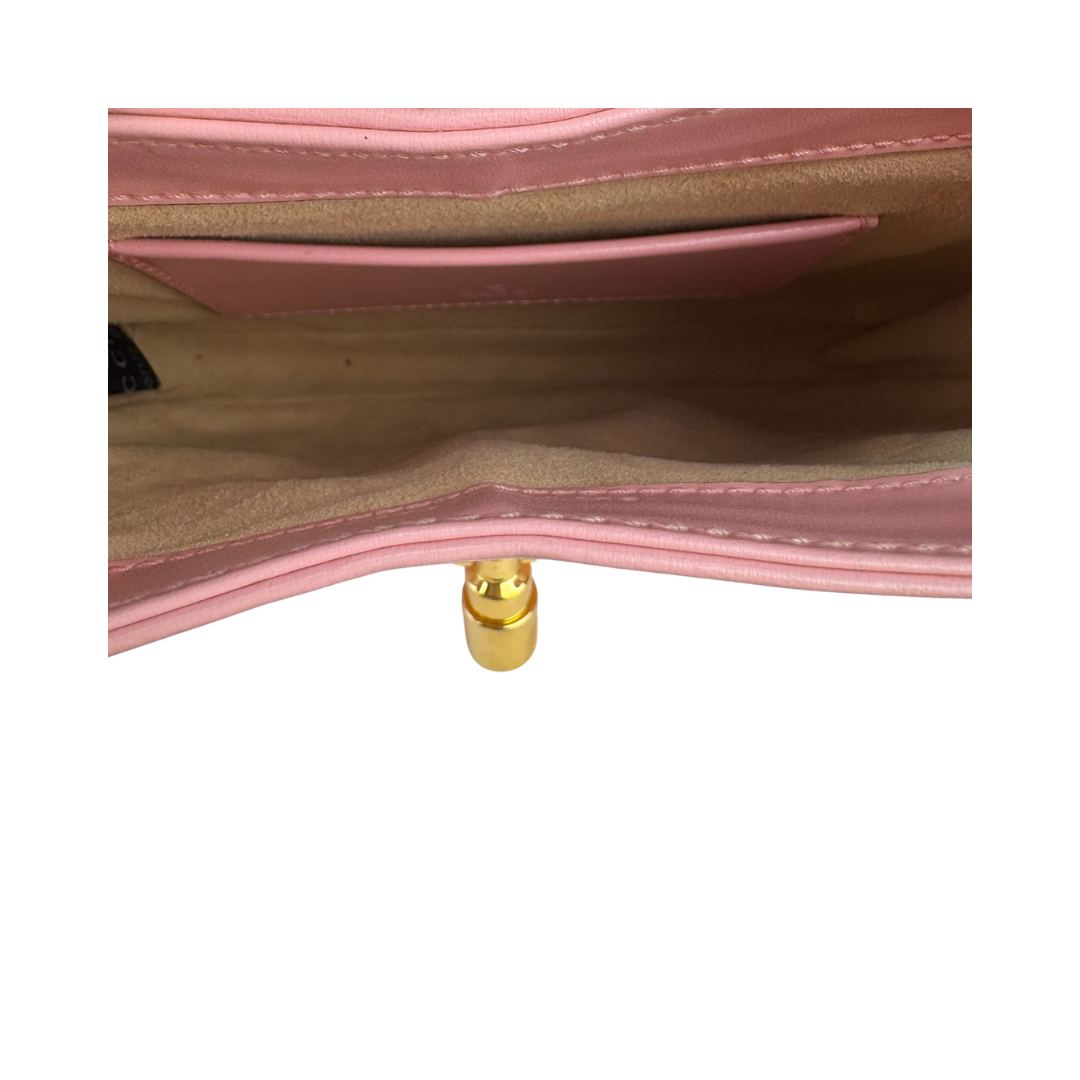 Gucci Pink Calfskin 1961 Mini Jackie