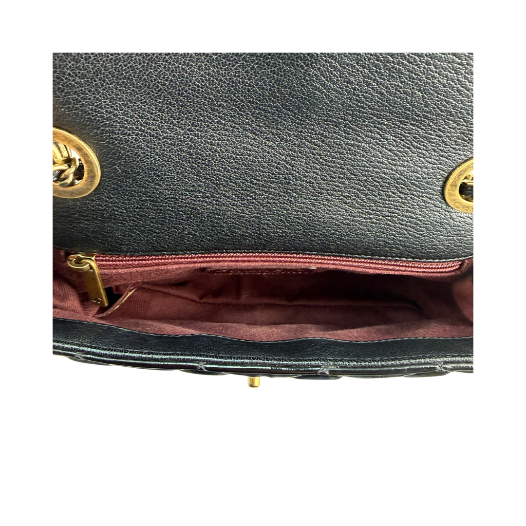 Chanel Patent Goatskin Small CC Eyelet Flap