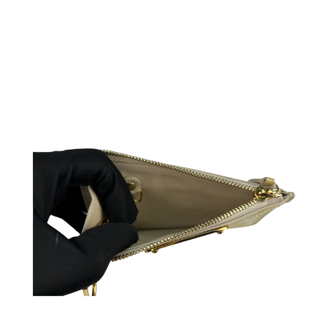 Louis Vuitton Citrine Vernis Key Pouch