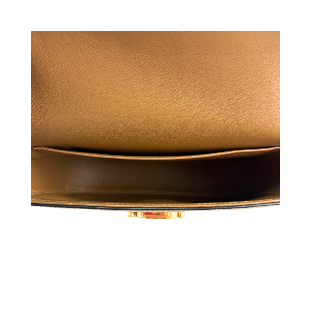 Celine Bronze Nano Triomphe Bag