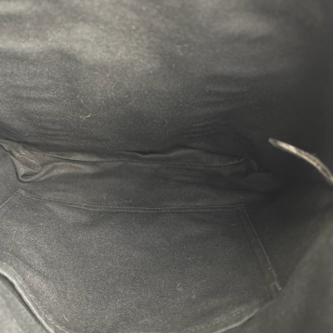 Hermès Black Cabas Canvas Tote