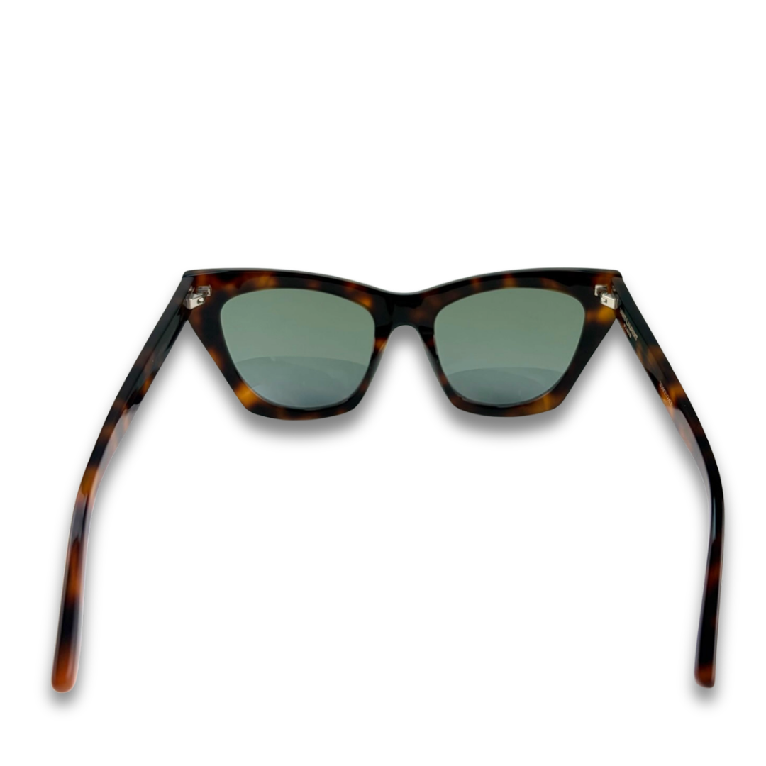 YSL Tortoiseshell Cateye Sunglasses