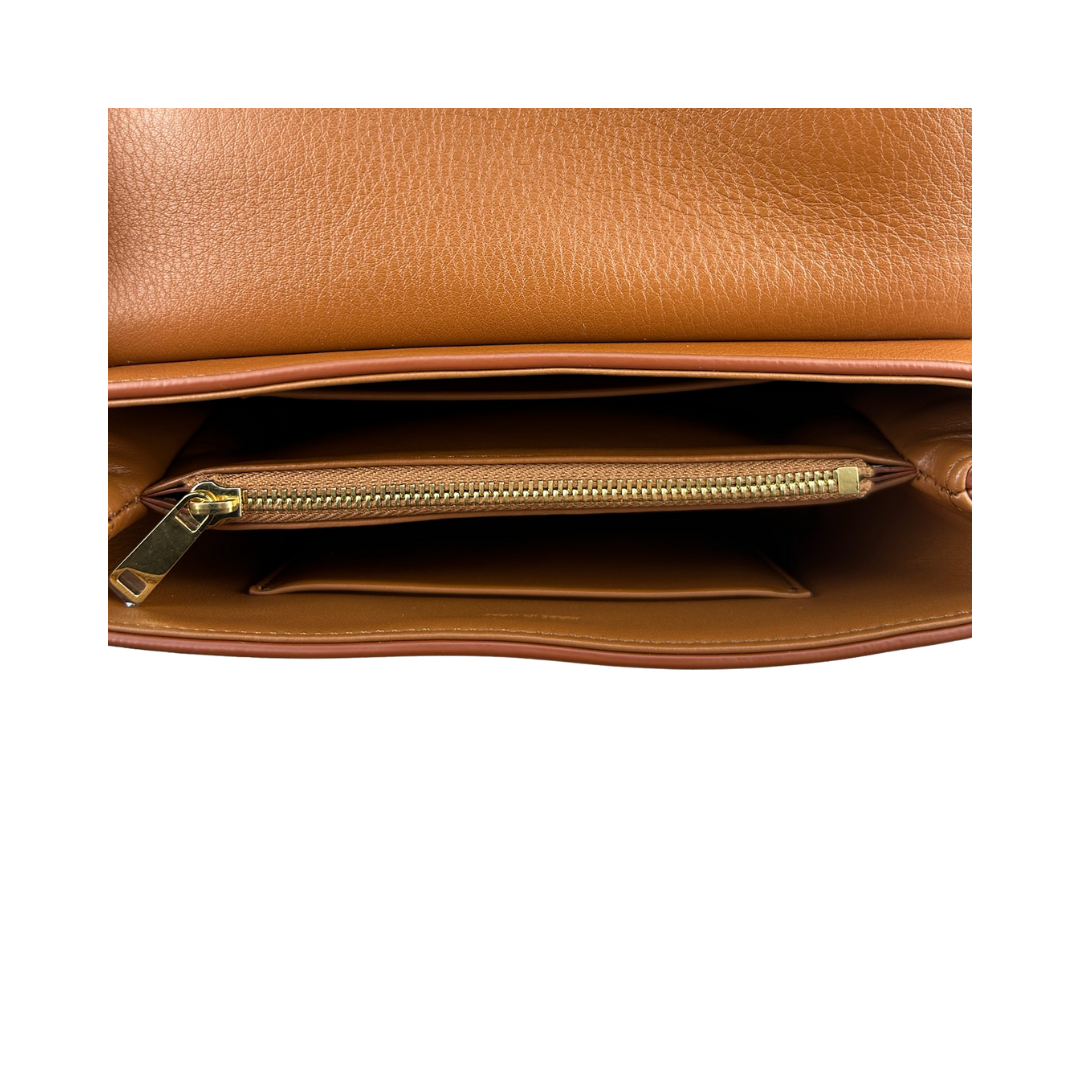 Celine Smoked Brown Teen Nino Top Handle Bag