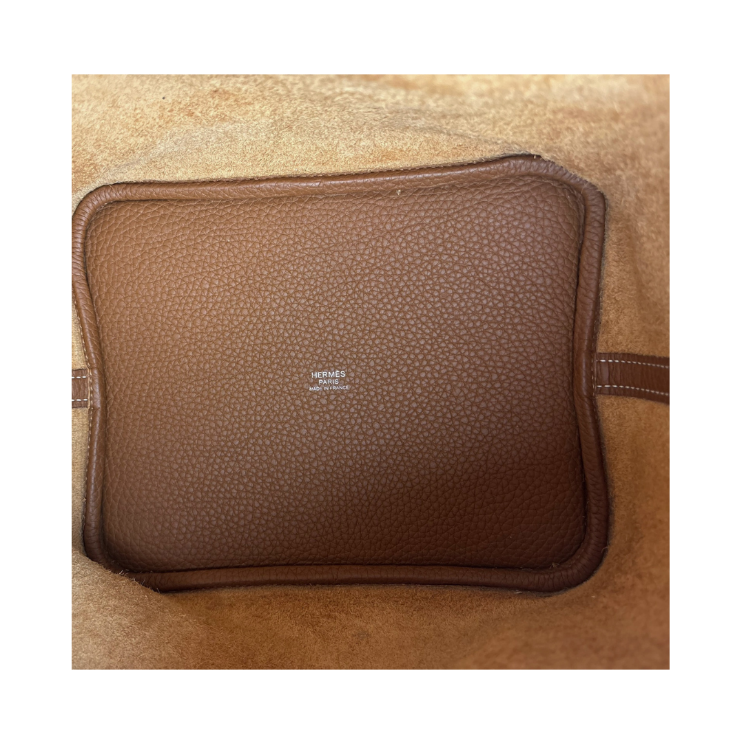 Hermès Gold Clemence Picotin 22
