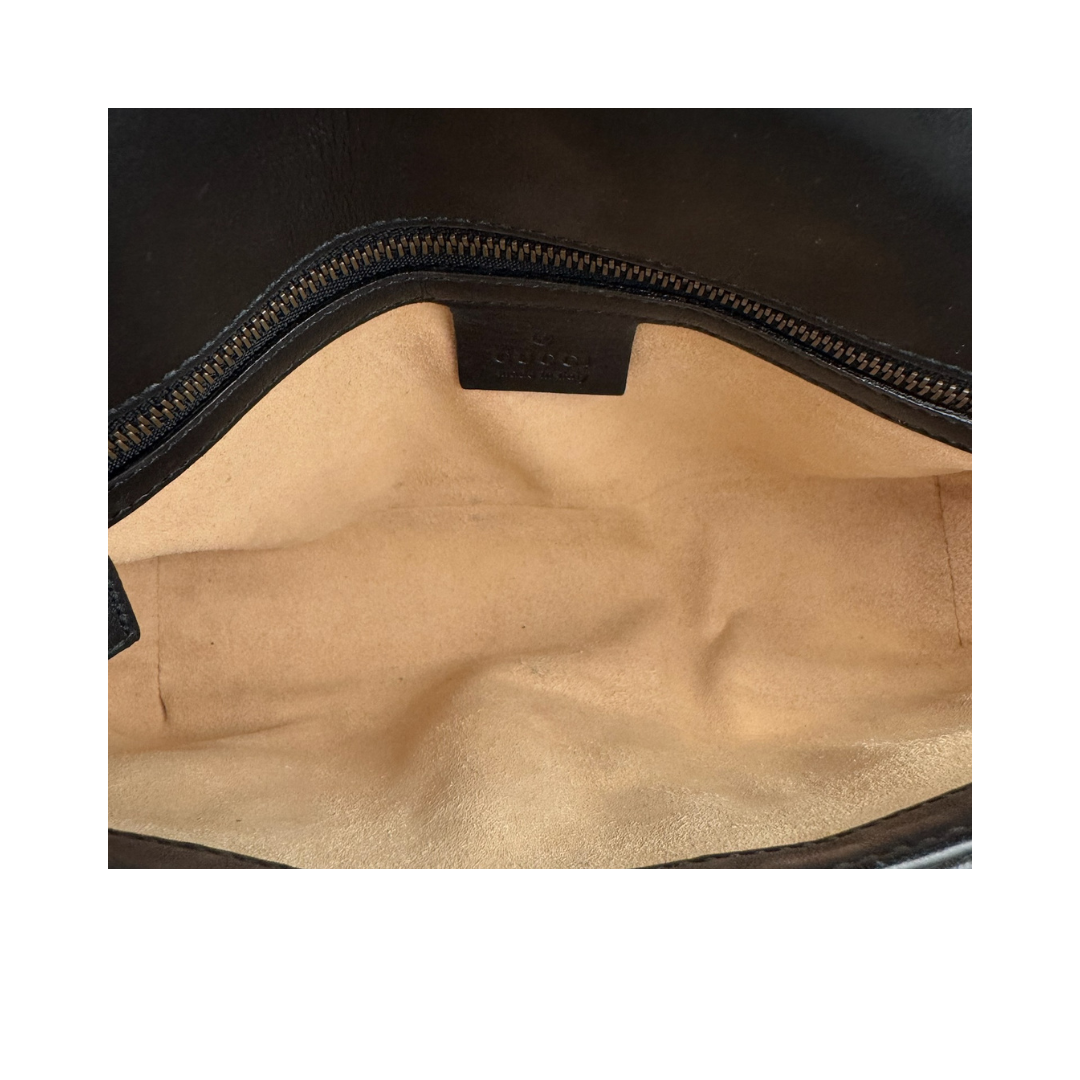 Gucci Studded Pearl Marmont Shoulder Bag