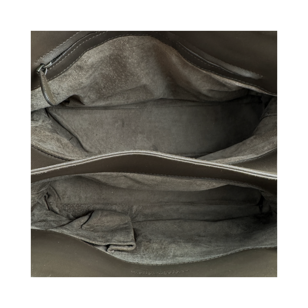 Bottega Veneta Taupe Intrecciato Shopping Tote