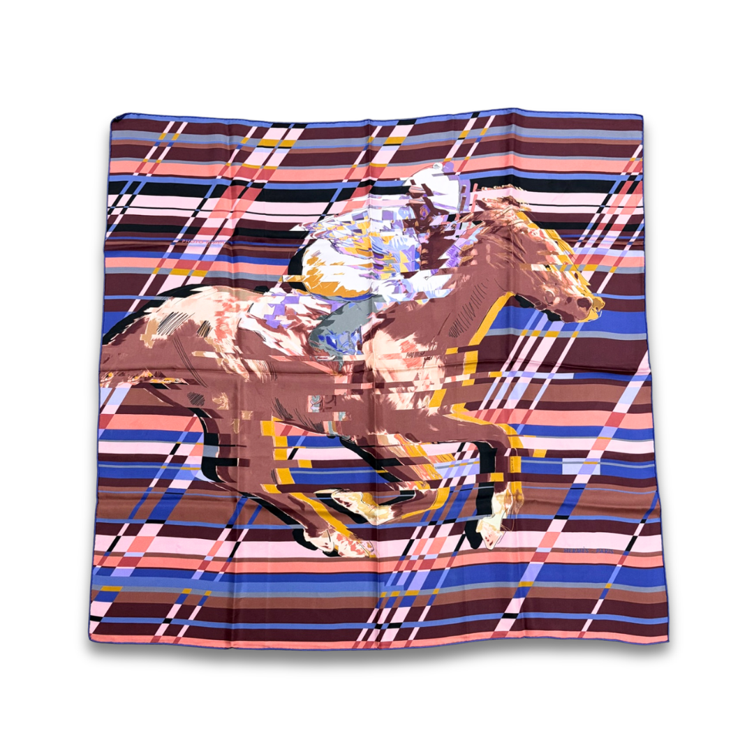 Hermès Photo Finish Horse Scarf
