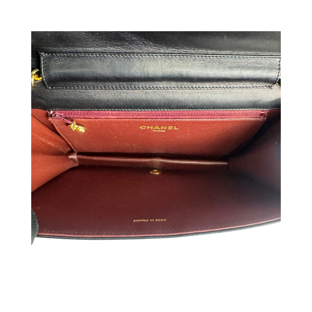 Chanel Full Flap Small Pushlock Shoulder Bag