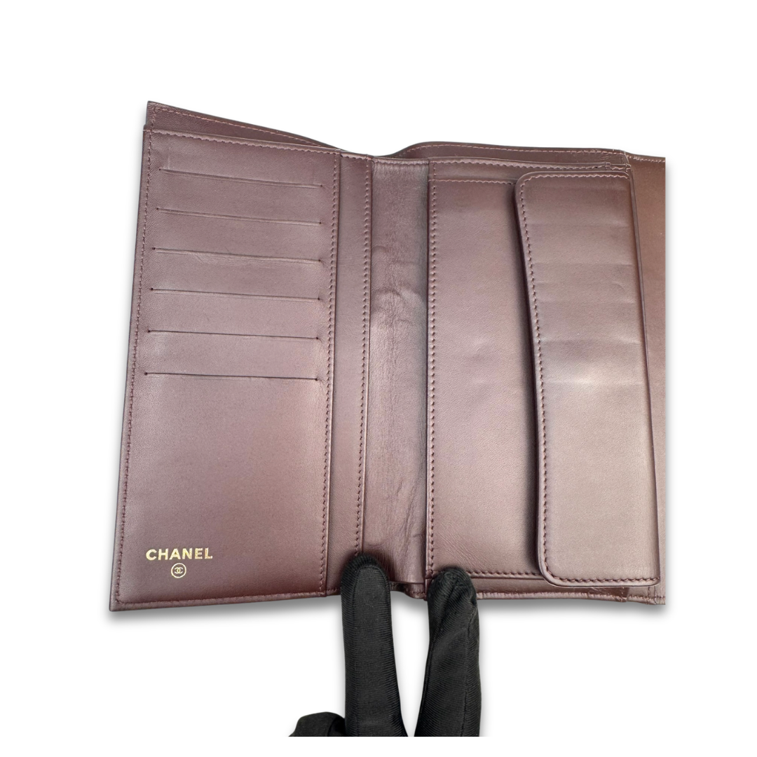 Chanel Classic Caviar Trifold Flap Wallet