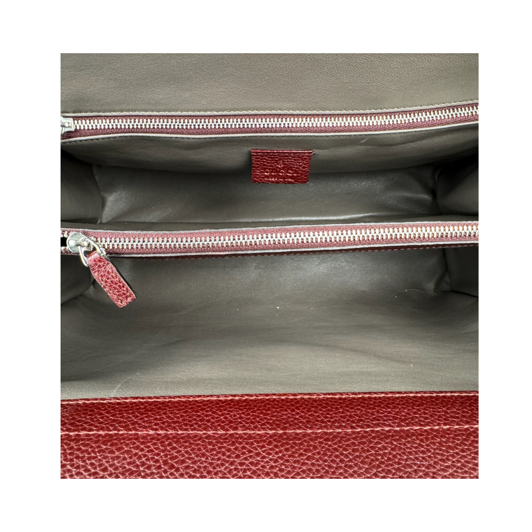 Gucci Medium Calfskin Zumi Top Handle Bag