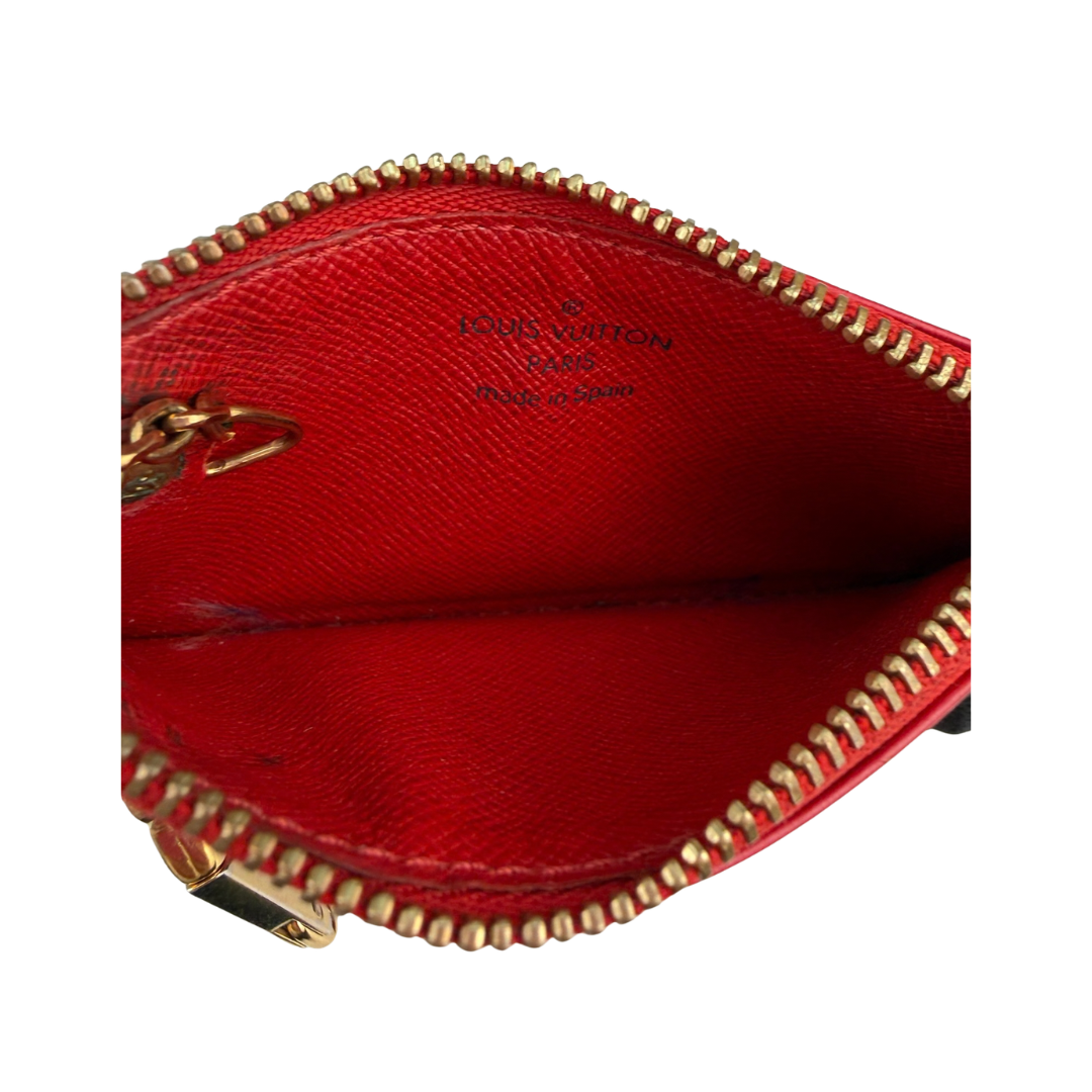 Louis Vuitton Red Epi Key Pouch