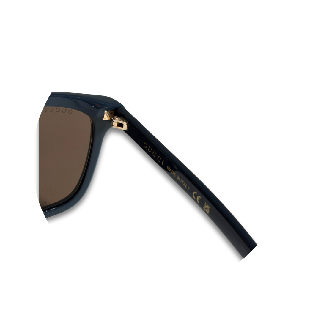 Gucci Navy Square Sunglasses