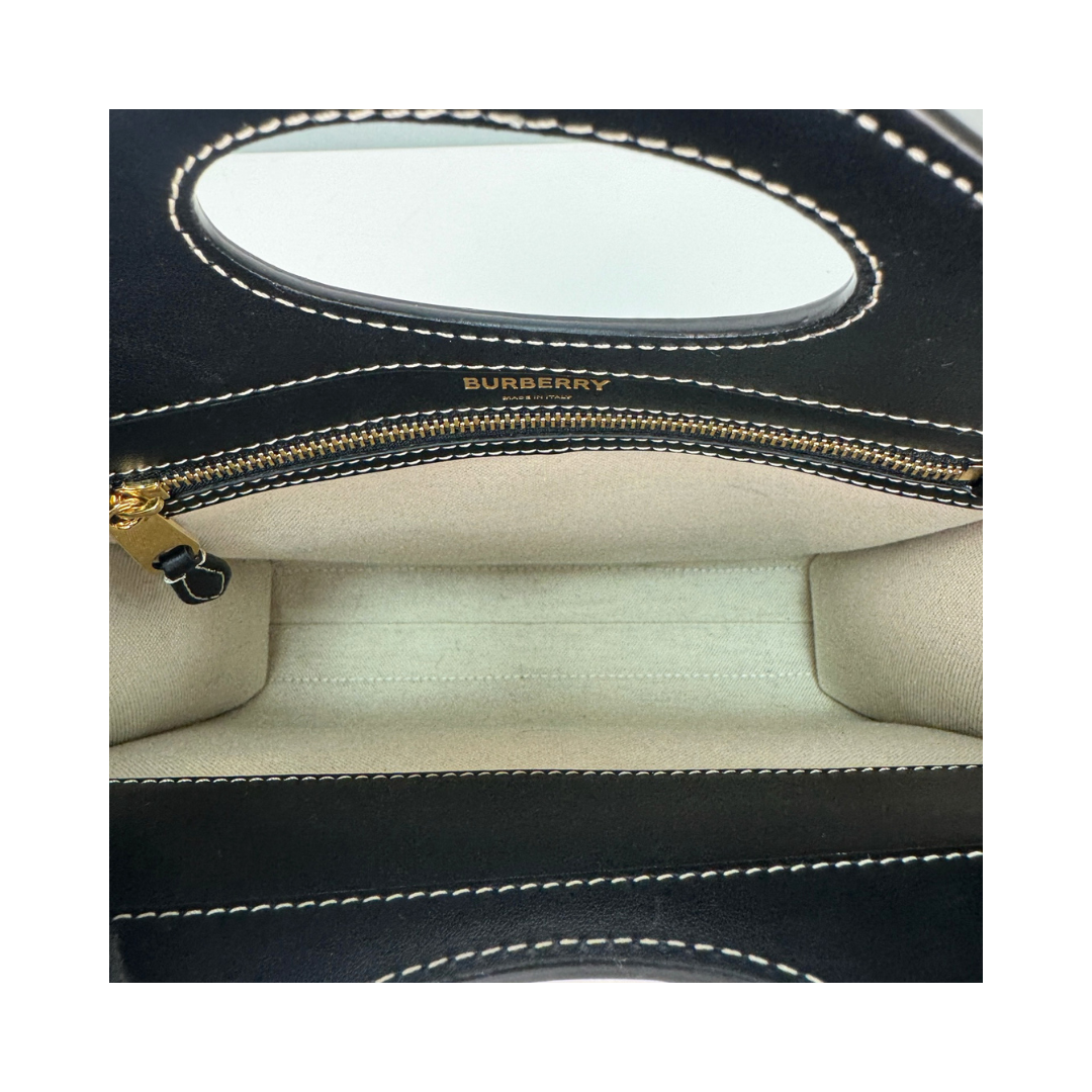 Burberry Pocket Mini Canvas Top Handle