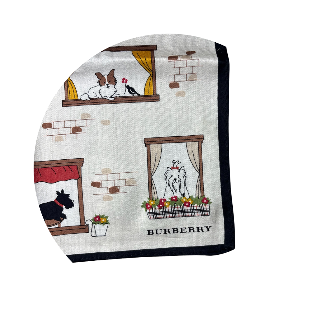 Burberry Dogs Handkerchief