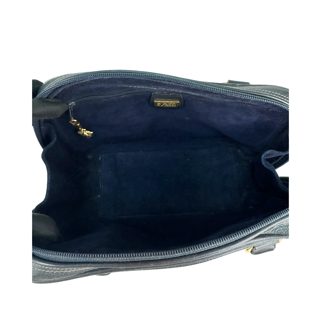 Gucci Vintage Leather Top Handle Bag