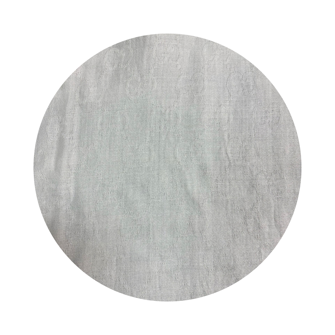 Gucci Cream 'GG' Monogram Jacquard Scarf