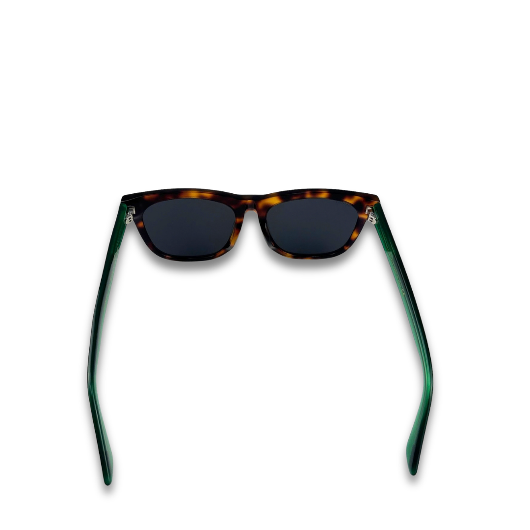 Gucci Tortoise Shell Web Sunglasses