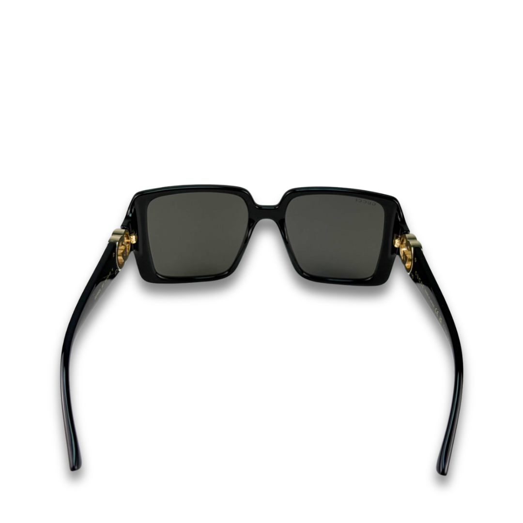 Gucci Black Oversized Square Sunglasses