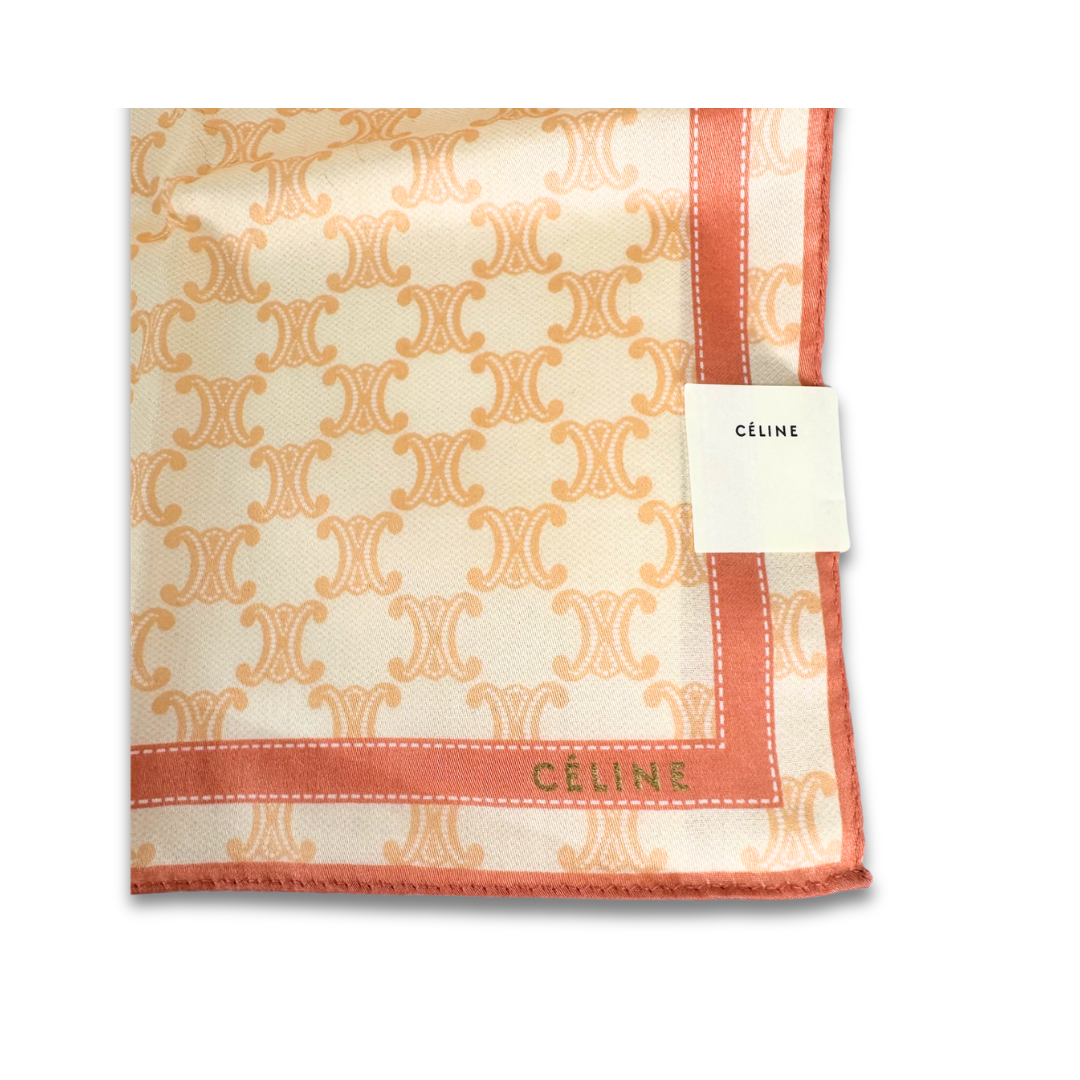 Celine Pink Macadam Handkerchief