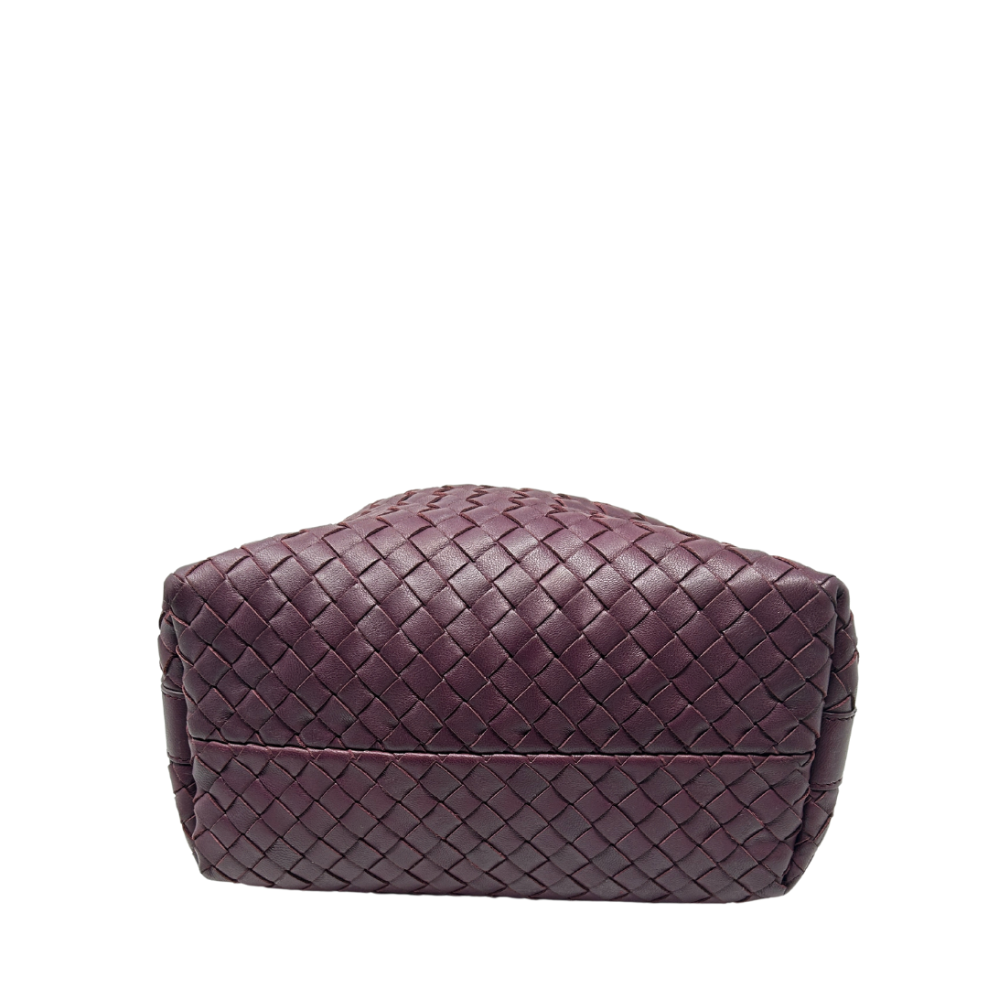 Bottega Veneta Snap Handle Vanity Bag - Purple