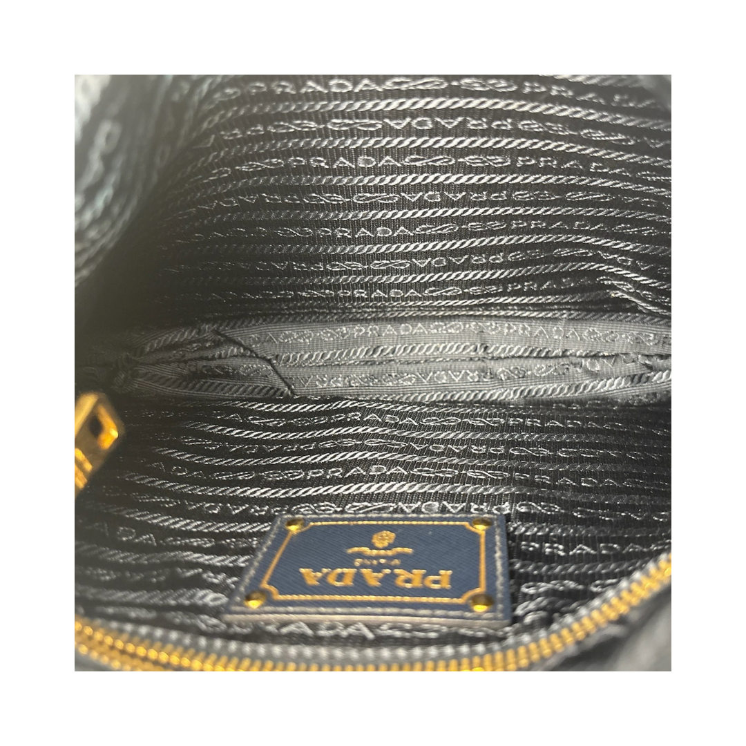 Prada Navy Nylon Crossbody Bag