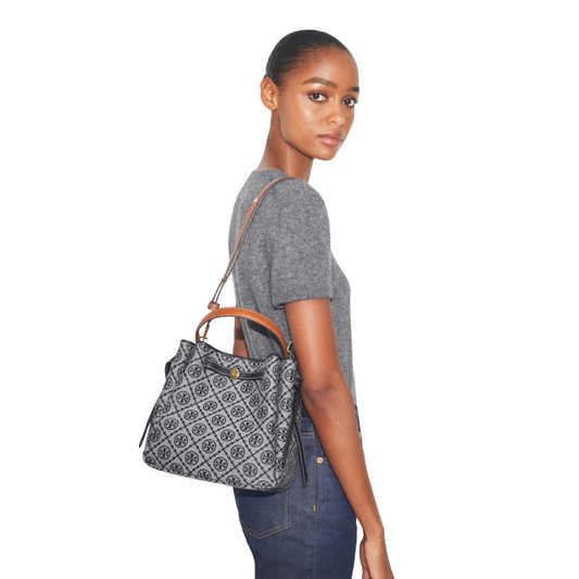 Tory Burch T Monogram Romy Bucket Bag