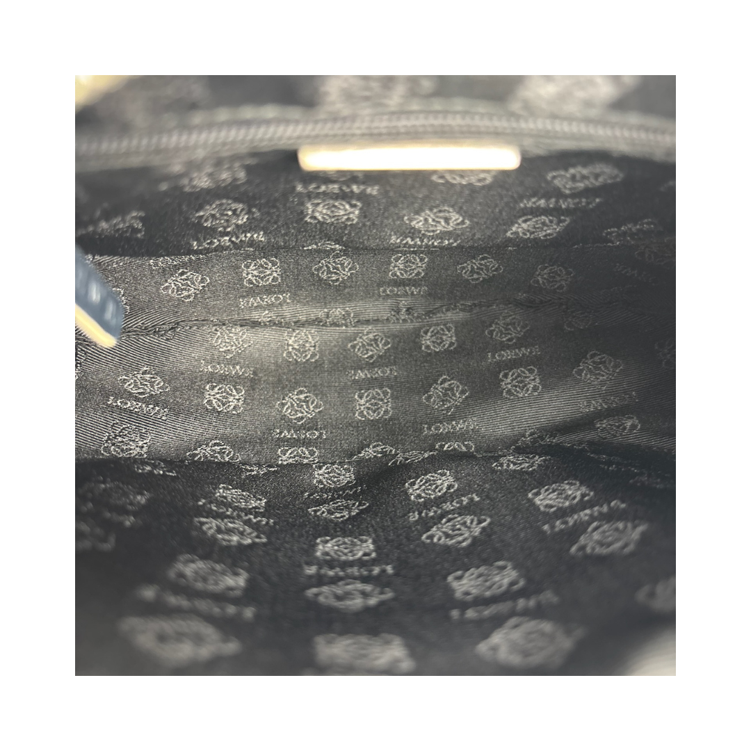 Loewe Canvas Vintage Luna Shoulder Bag