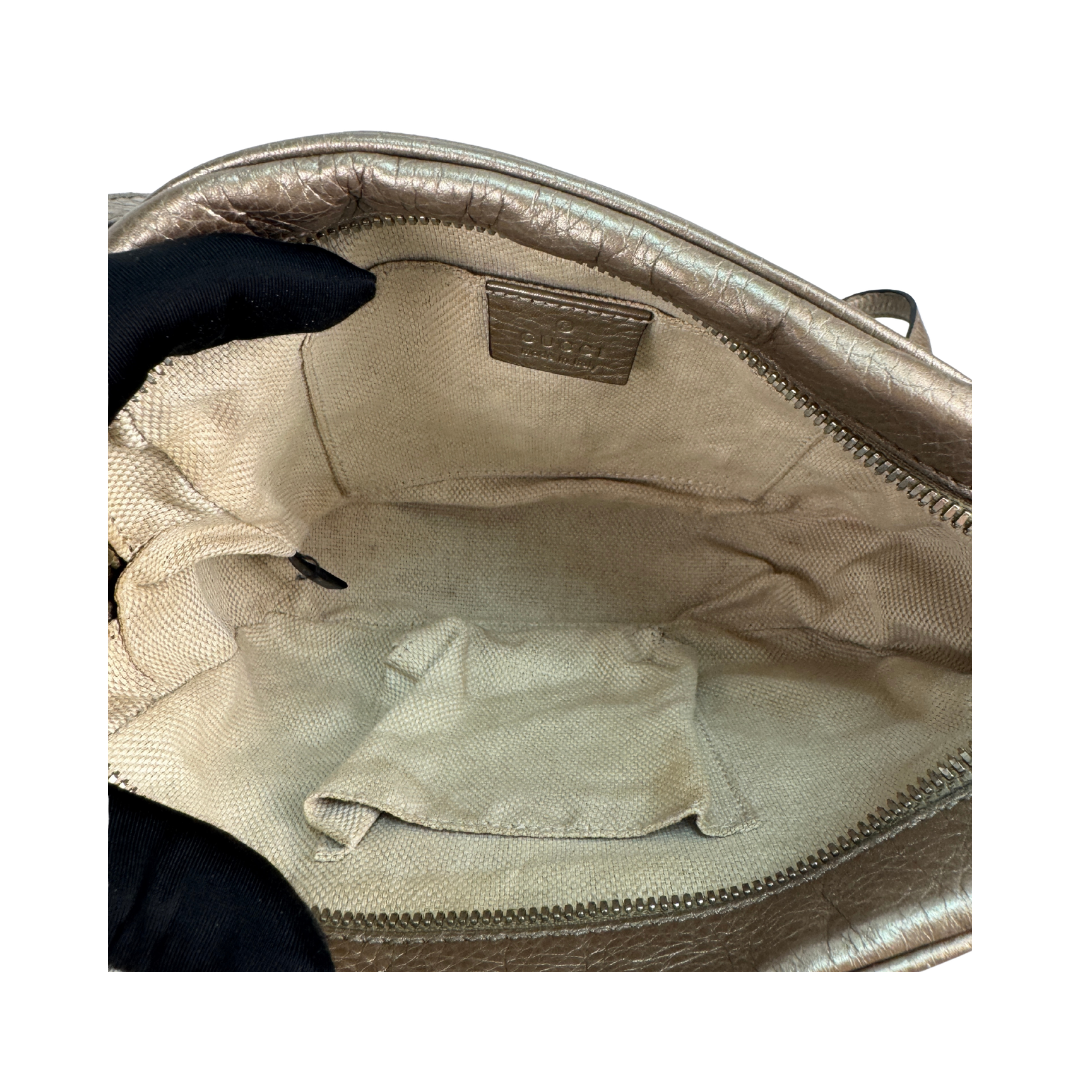 Gucci Metallic Gold Soho Disco Crossbody