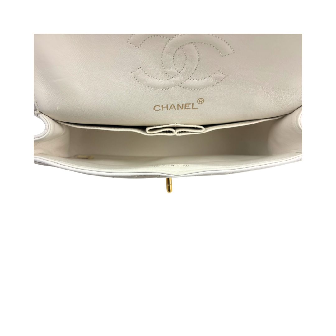 Chanel Classic White Small Double Flap