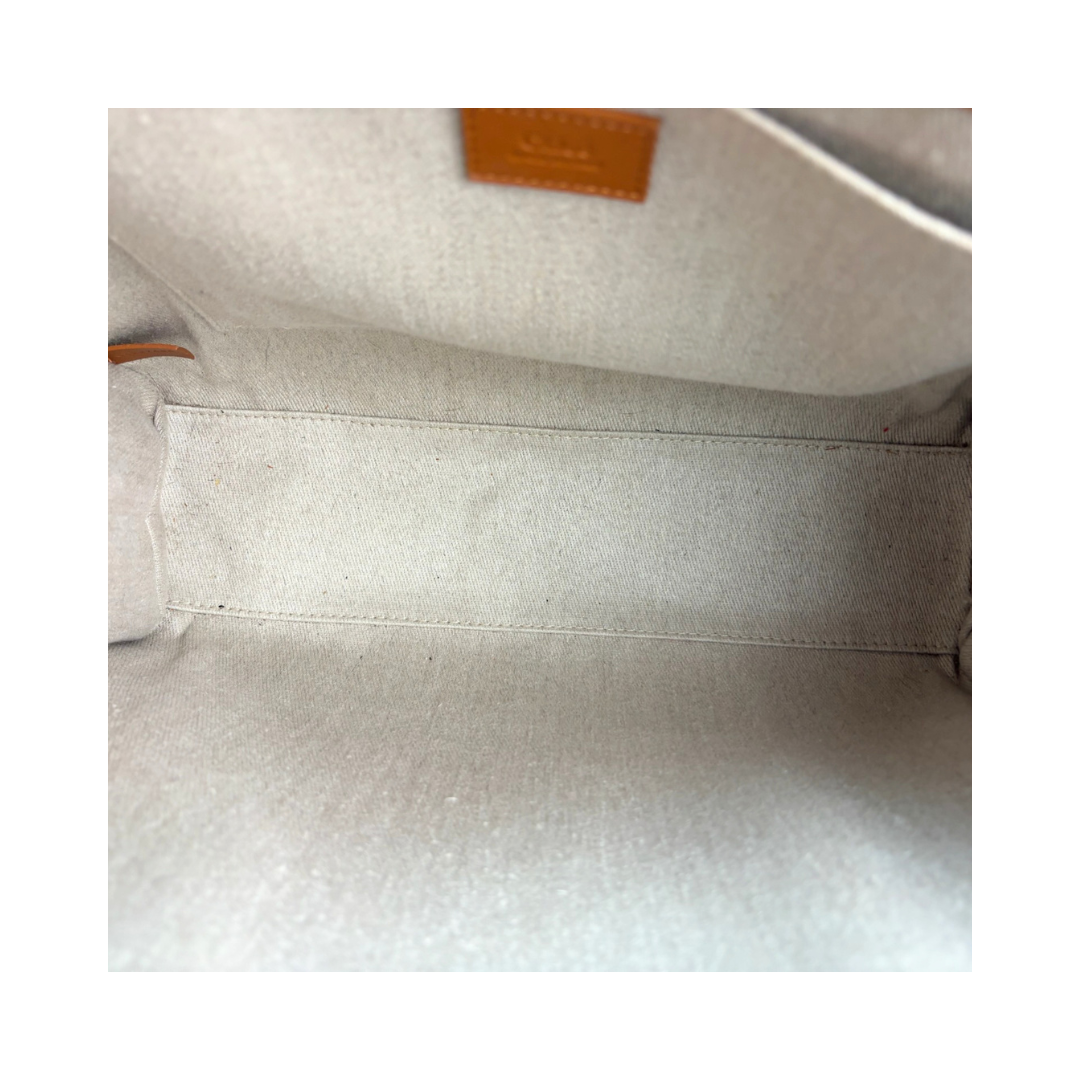 Chloe Leather Medium Woody Tote