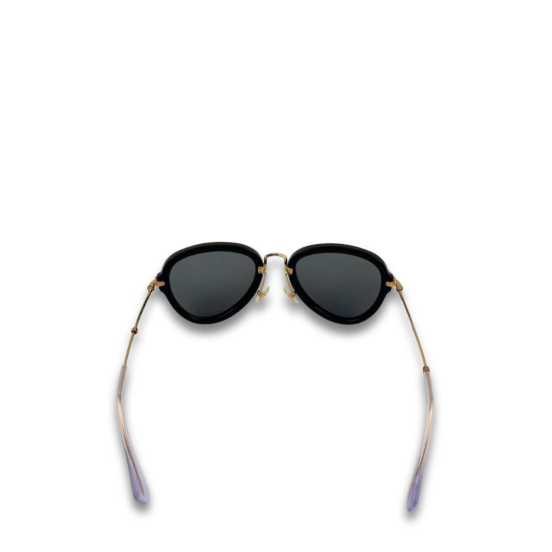 Miu Miu Black Aviator Sunglasses