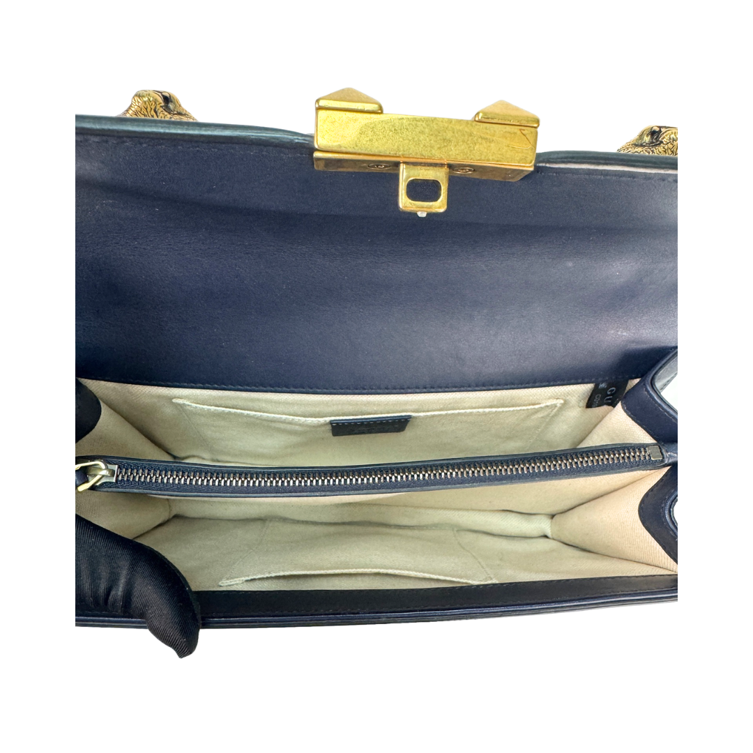 Gucci Tricolor Animalier Lock Shoulder Bag