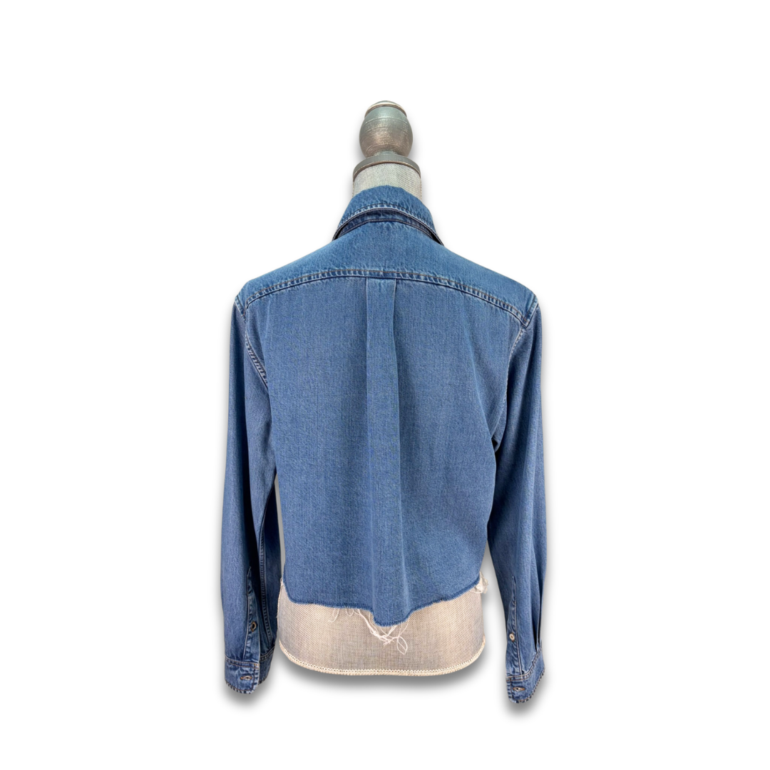 Miu Miu Chambray Top and Shorts Set