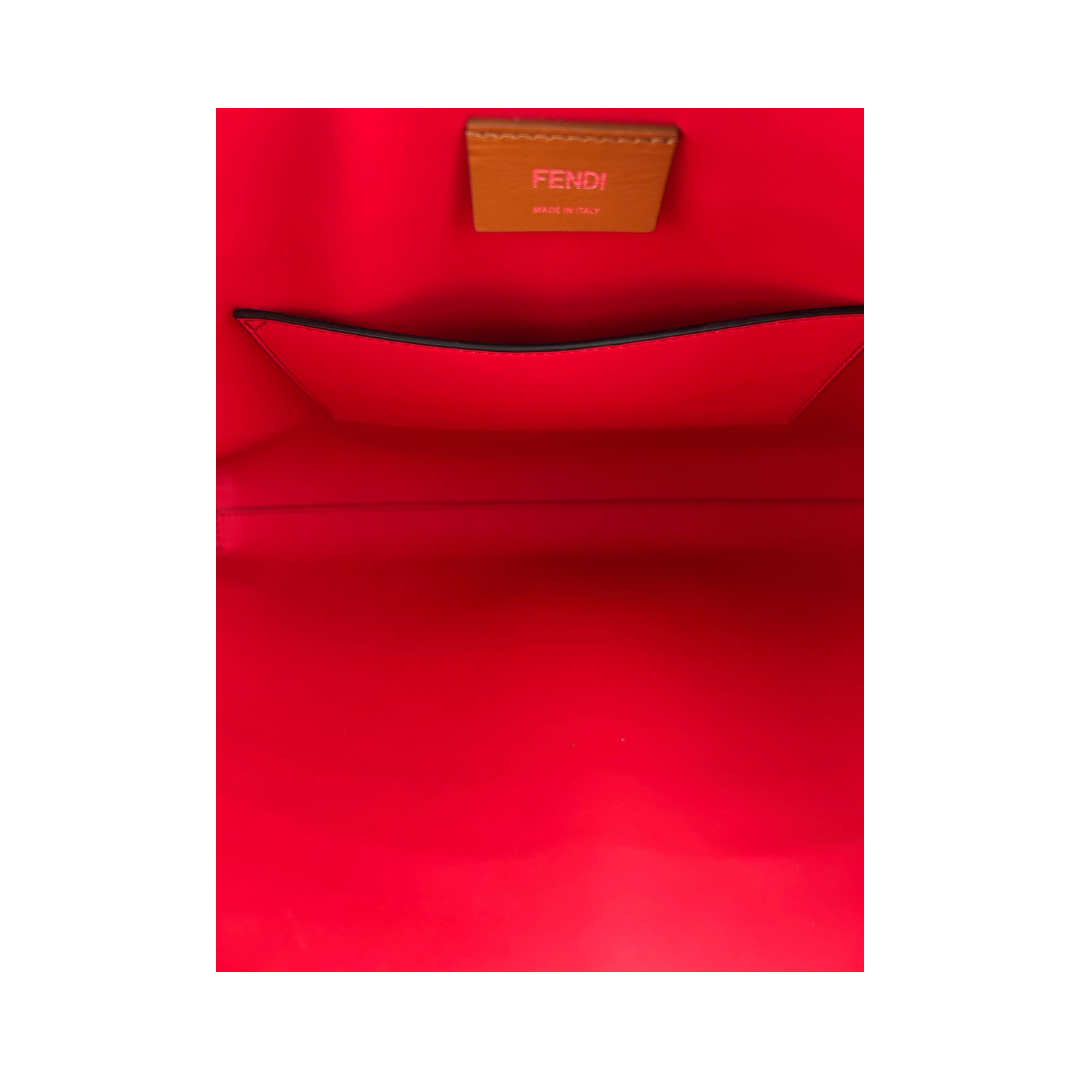 Fendi Black Zucca Messenger Bag