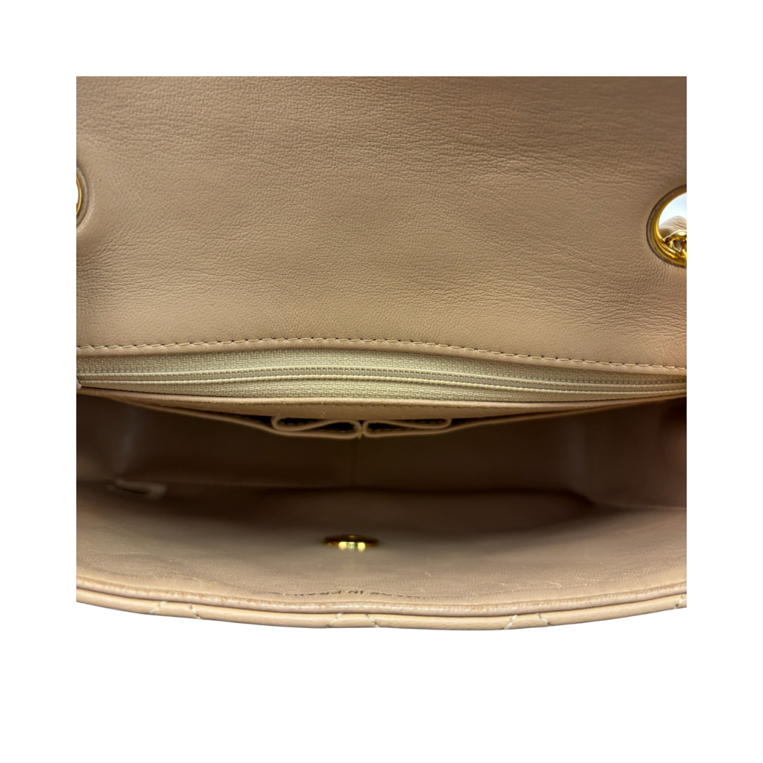Chanel Classic Beige Small Square Single Flap