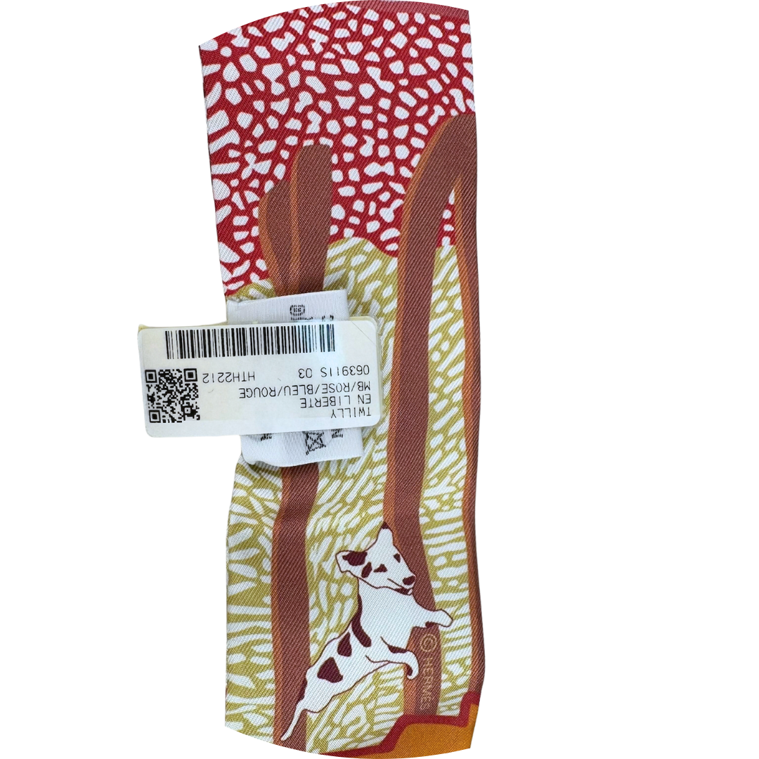 Hermès 'En Liberte' Silk Twilly
