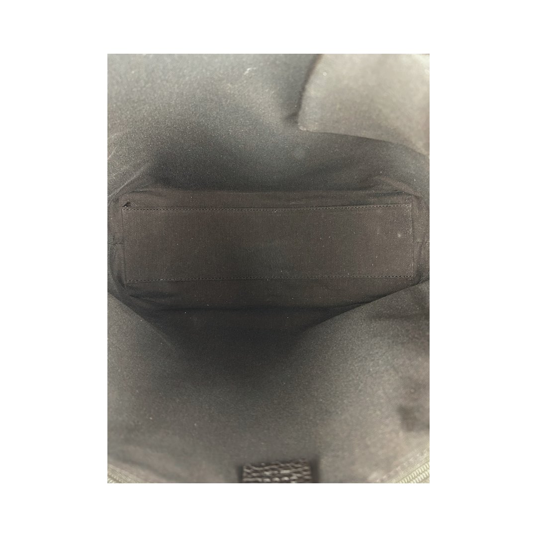 Gucci Dark Brown Canvas Crest Tote