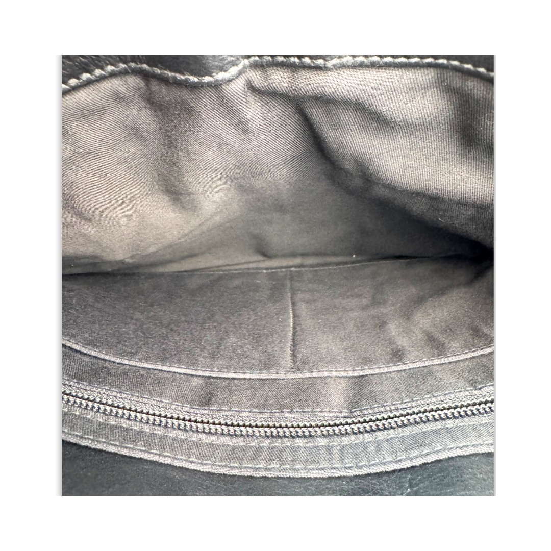 Gucci Black Guccissima Leather Tablet Case