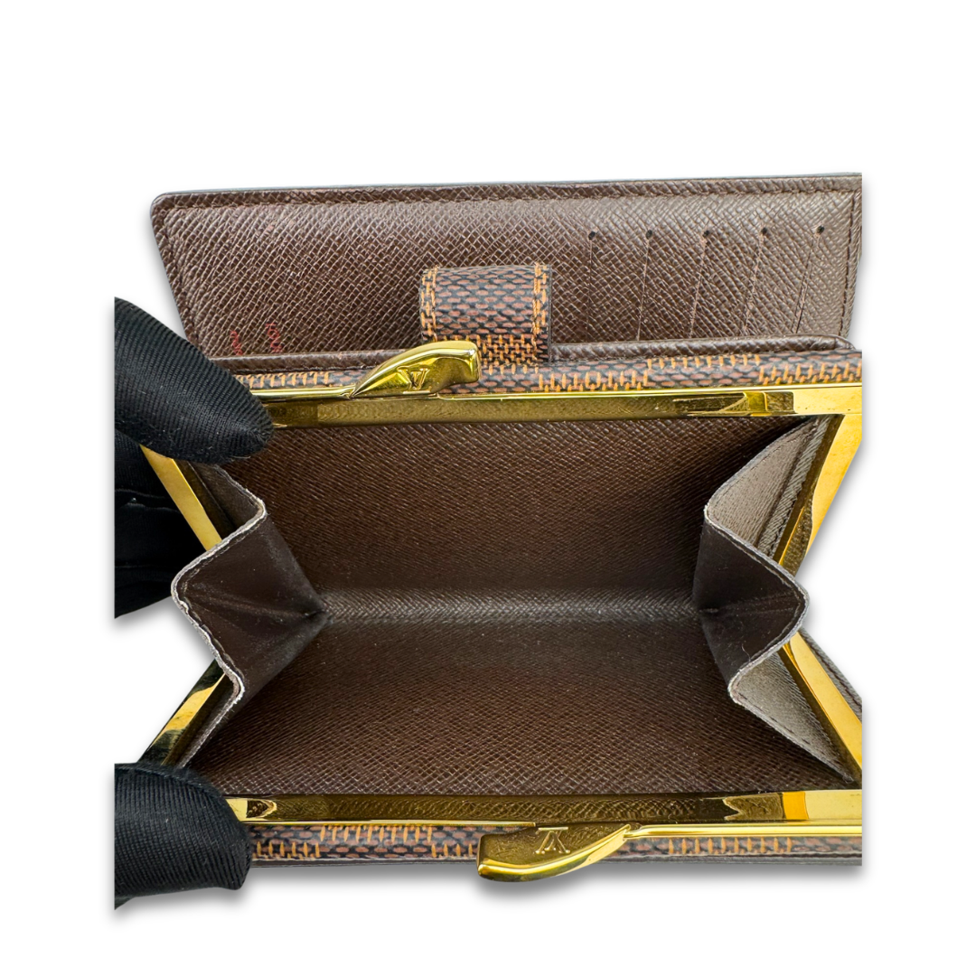 Louis Vuitton Damier Ebene French Purse Wallet