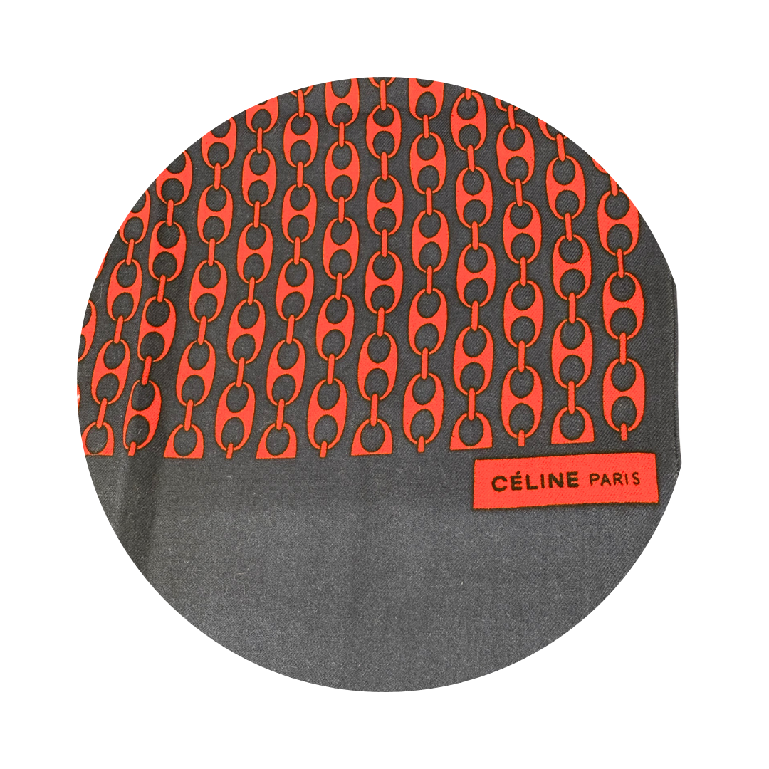 Celine Chain Pattern Scarf