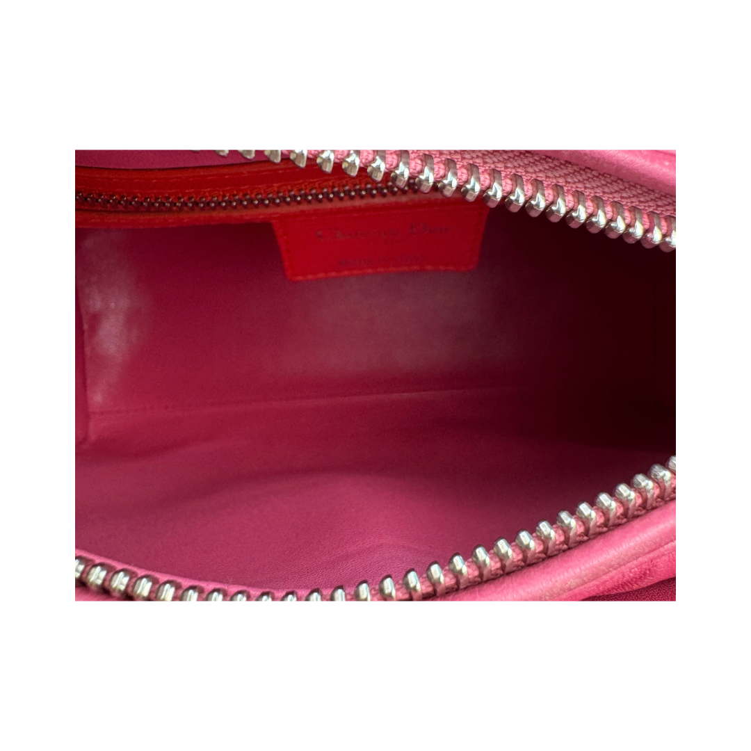Dior Tricolor Lambskin Microcannage Medium Lady Dior