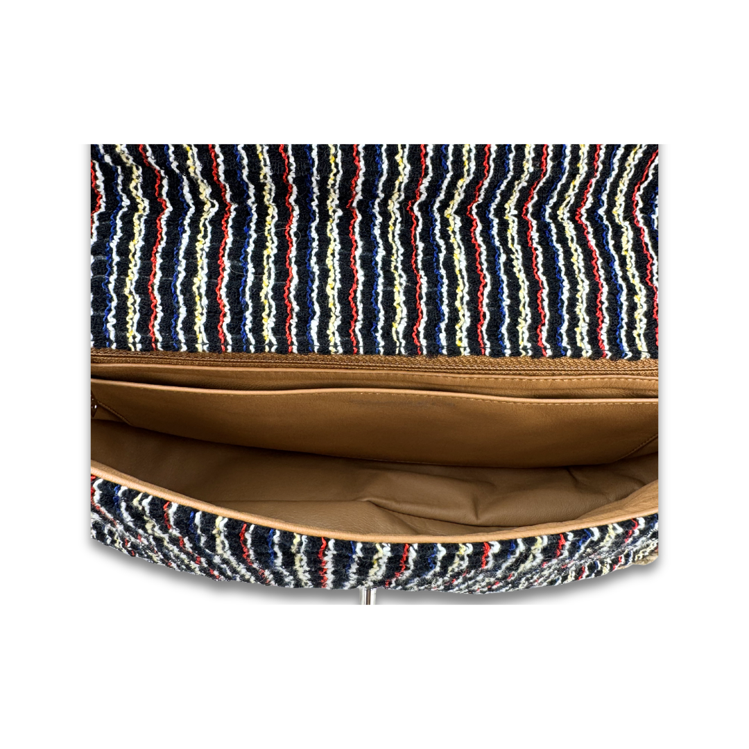 Chanel St. Tropez Multicolor Tweed Flap Bag