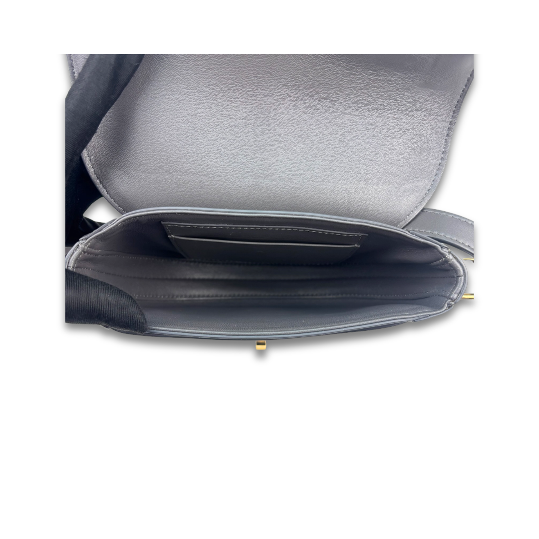 Celine Charcoal Besace 16 Crossbody