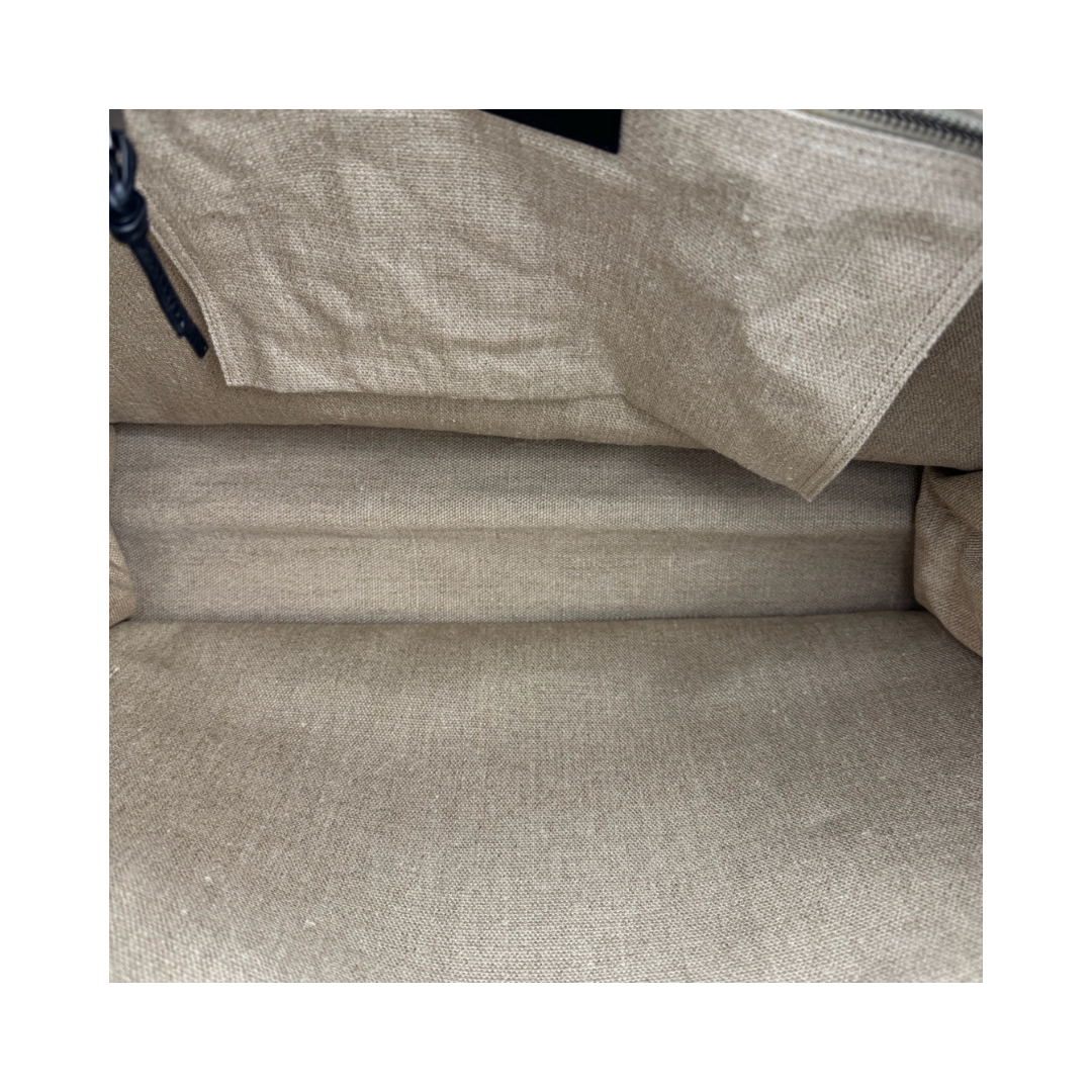 YSL Canvas Rive Gauche Shopping Tote