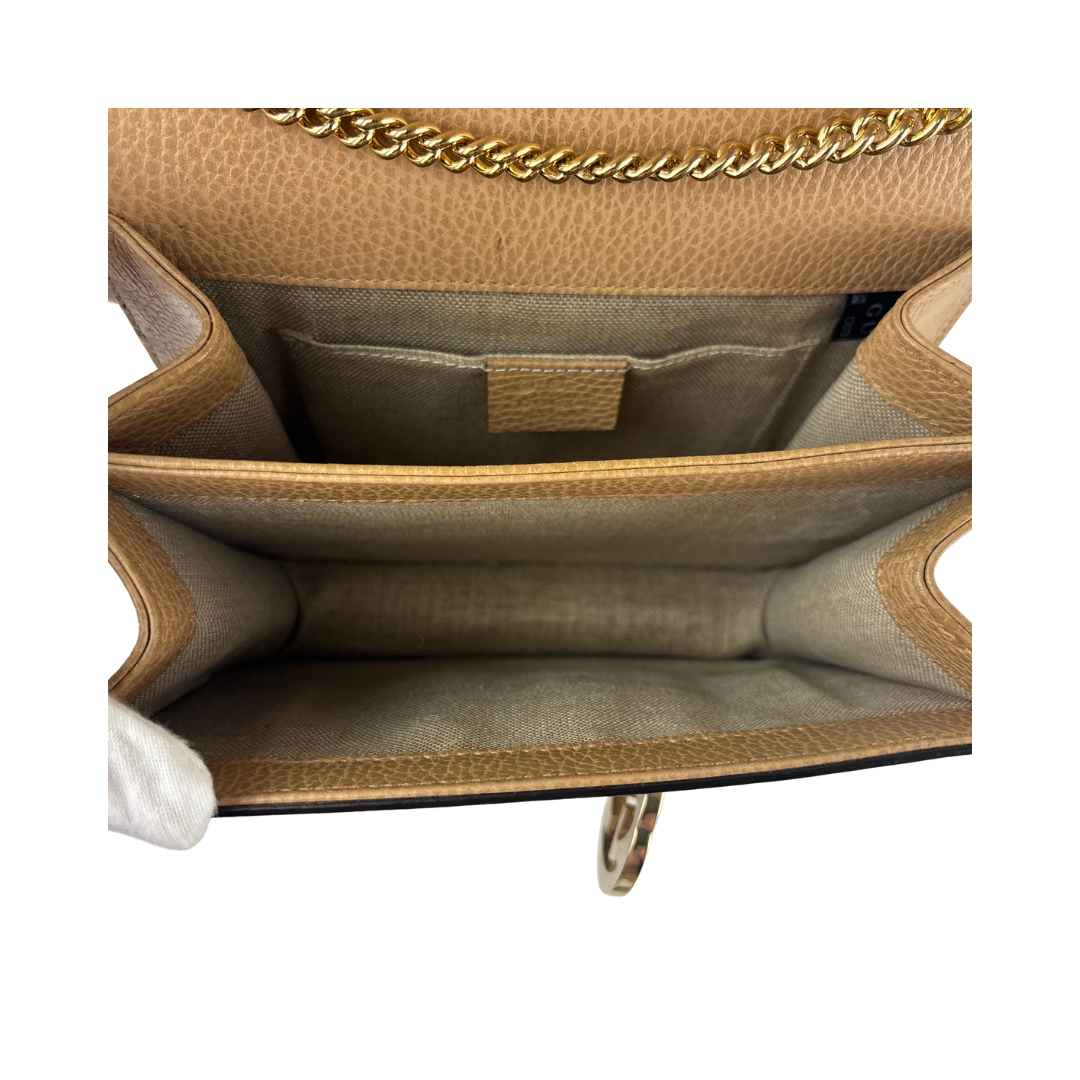Gucci Beige Interlocking GG Shoulder Bag