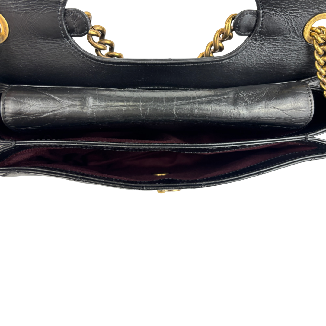Chanel Large Black Perfect Edge Flap Bag