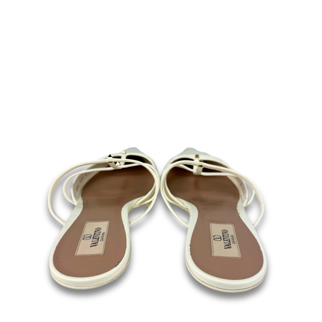 Valentino Rockstud Wispy Mules - Size 39.5