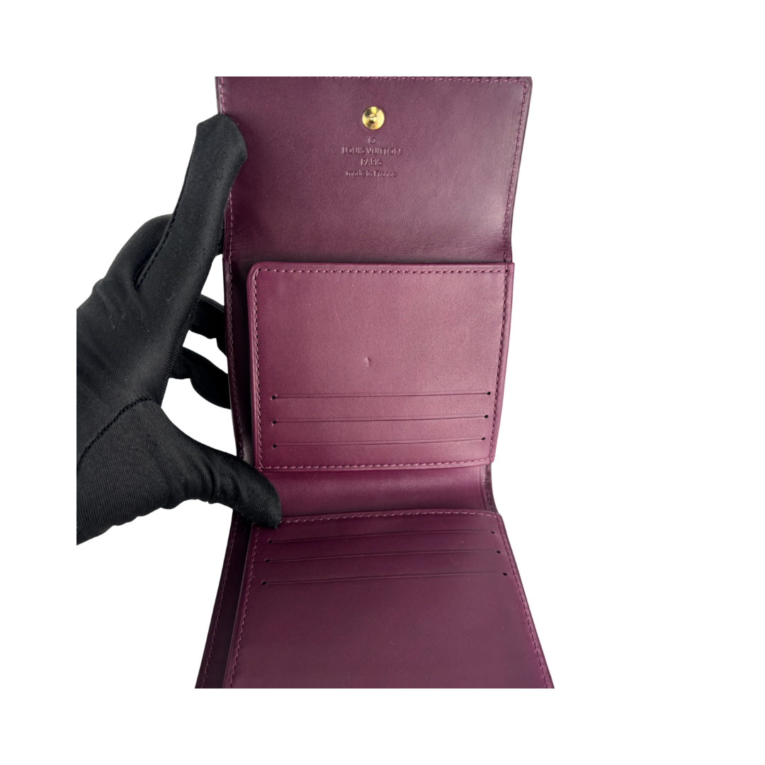 Louis Vuitton Rouge Fauviste Vernis Elise Wallet